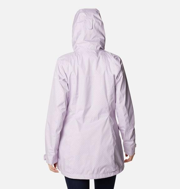 Columbia Splash A Little II Rain Jacket Pink For Women's NZ62108 New Zealand